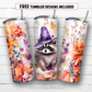 20 oz skinny tumbler sublimation design