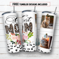 Cat mom photo frame 20 oz skinny tumbler sublimation design