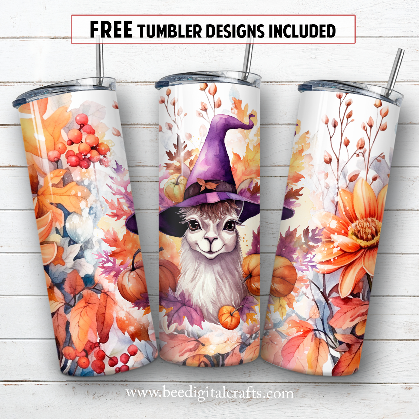 20 oz skinny tumbler sublimation design