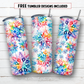 20 oz skinny tumbler sublimation design