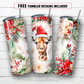 20 oz skinny tumbler sublimation design