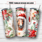 20 oz skinny tumbler sublimation design