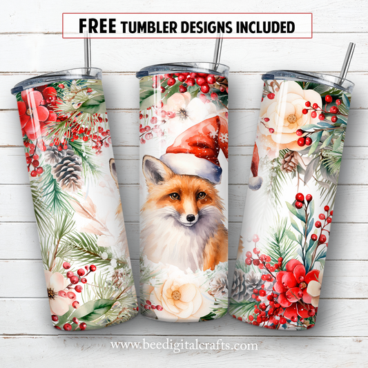 20 oz skinny tumbler sublimation design