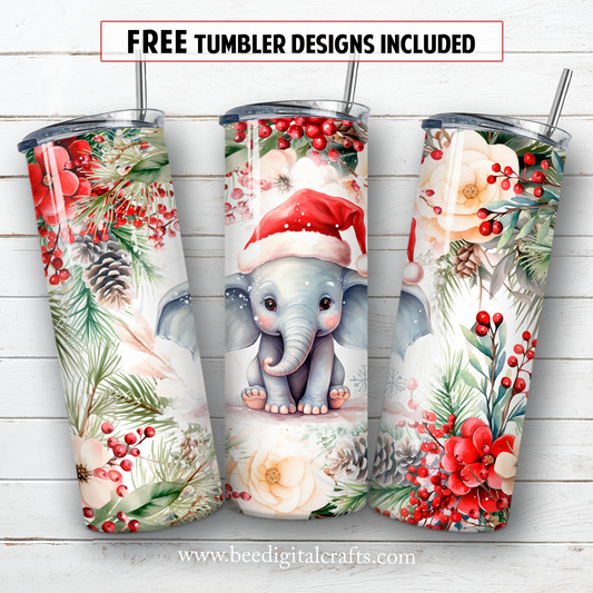 20 oz skinny tumbler sublimation design