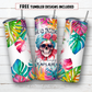 20 oz skinny tumbler sublimation design