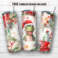 20 oz skinny tumbler sublimation design