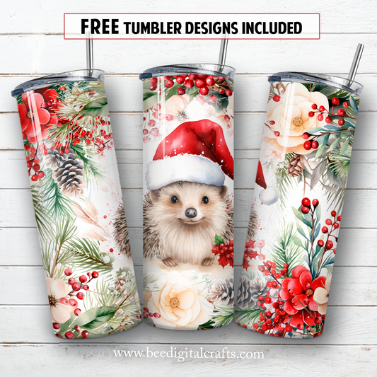 20 oz skinny tumbler sublimation design