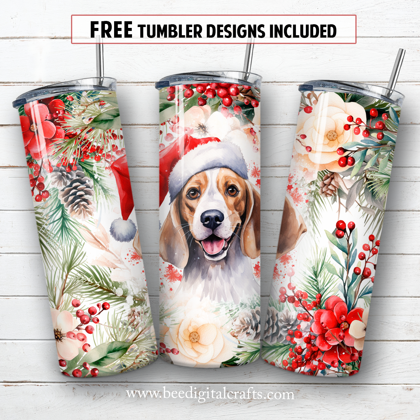 20 oz skinny tumbler sublimation design