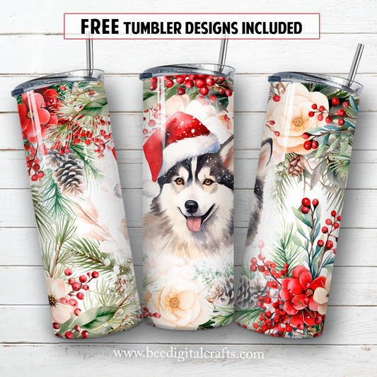 20 oz skinny tumbler sublimation design