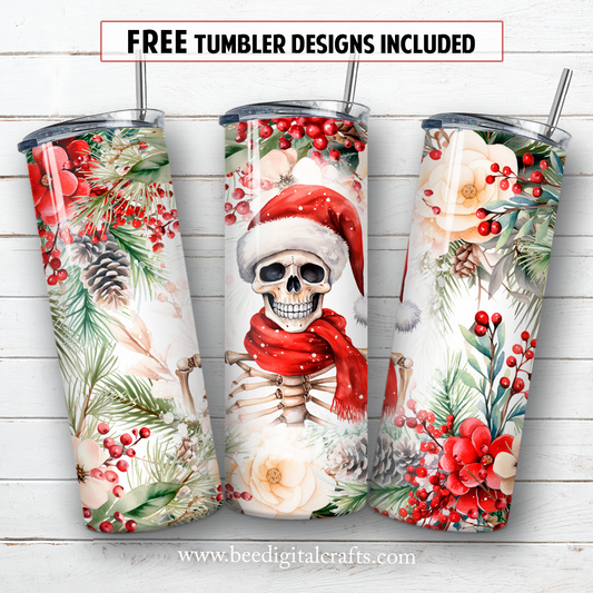 20 oz skinny tumbler sublimation design