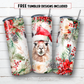 20 oz skinny tumbler sublimation design