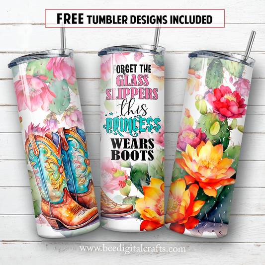 20 oz skinny tumbler sublimation design