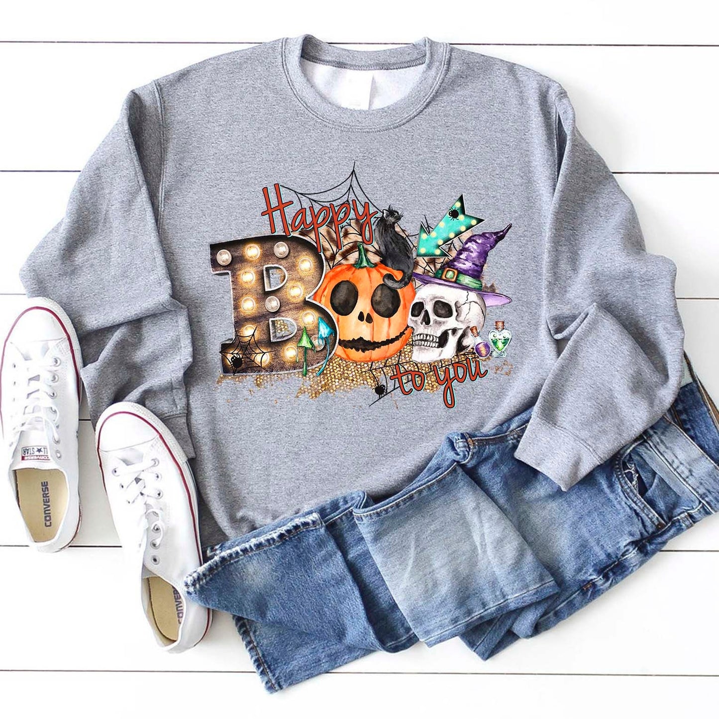 Happy boo to you Halloween sublimation design