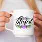 Blessed flower sublimation design