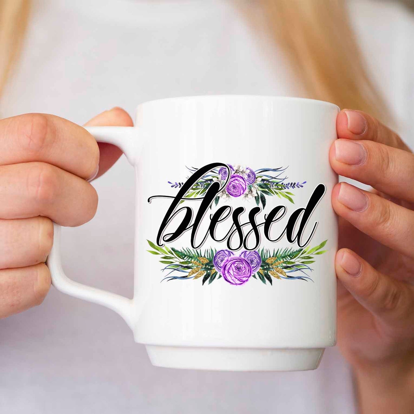 Blessed flower sublimation design