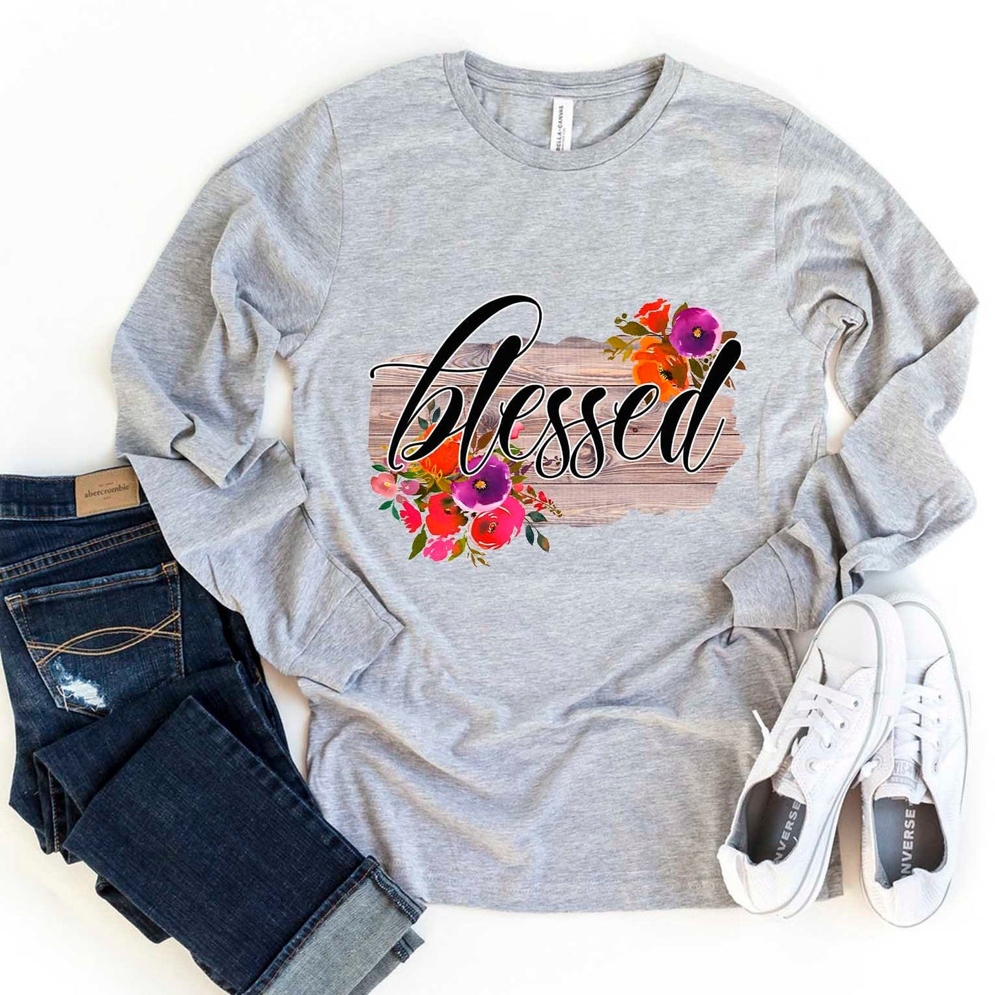 Blessed flower sublimation design