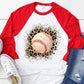 Leopard baseball sublimation design