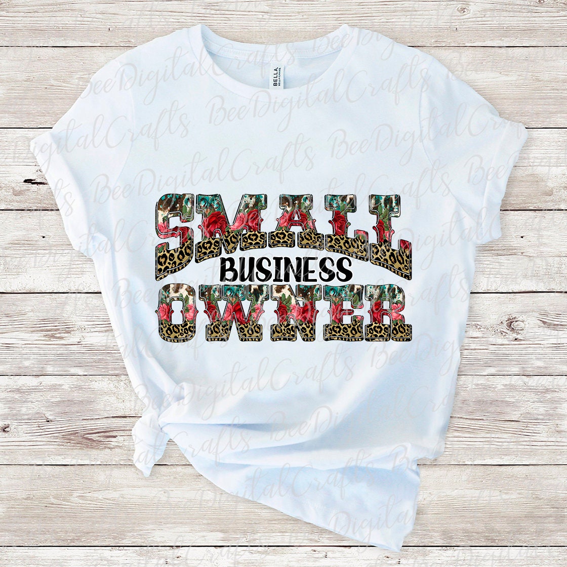 Small business owner sublimation design