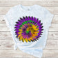 Watercolor tie dye background sublimation design