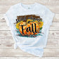 Wild about fall sublimation design