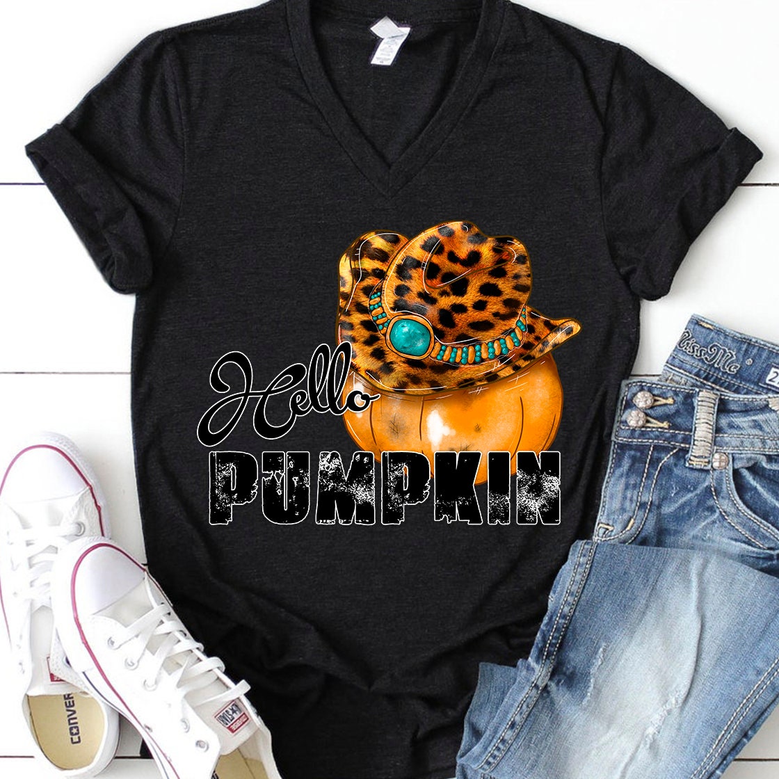 Hello pumpkin sublimation design