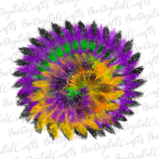 Watercolor tie dye background sublimation design