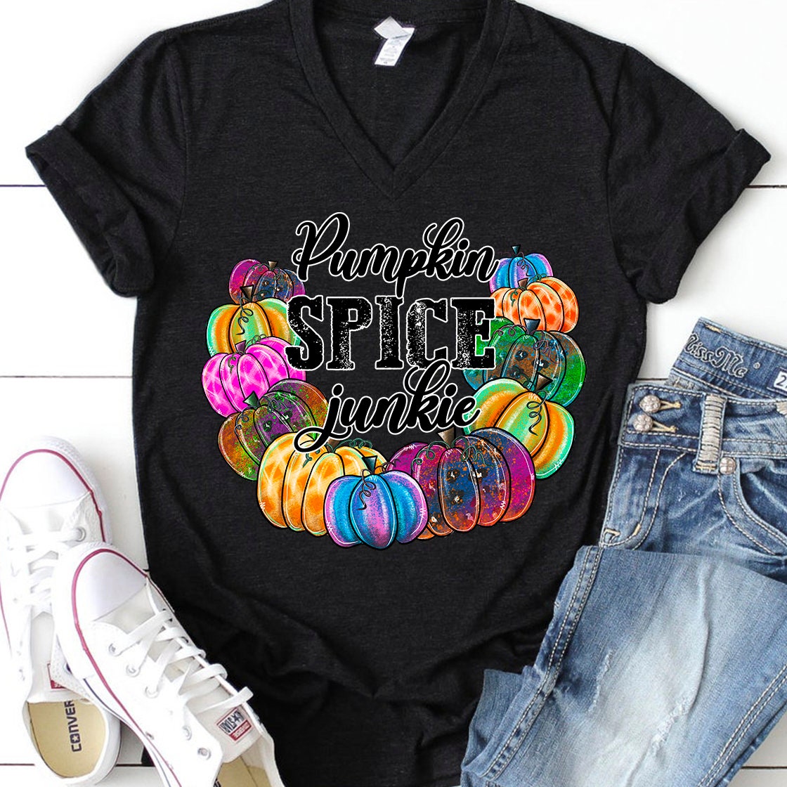 Pumpkin spice junkie sublimation design