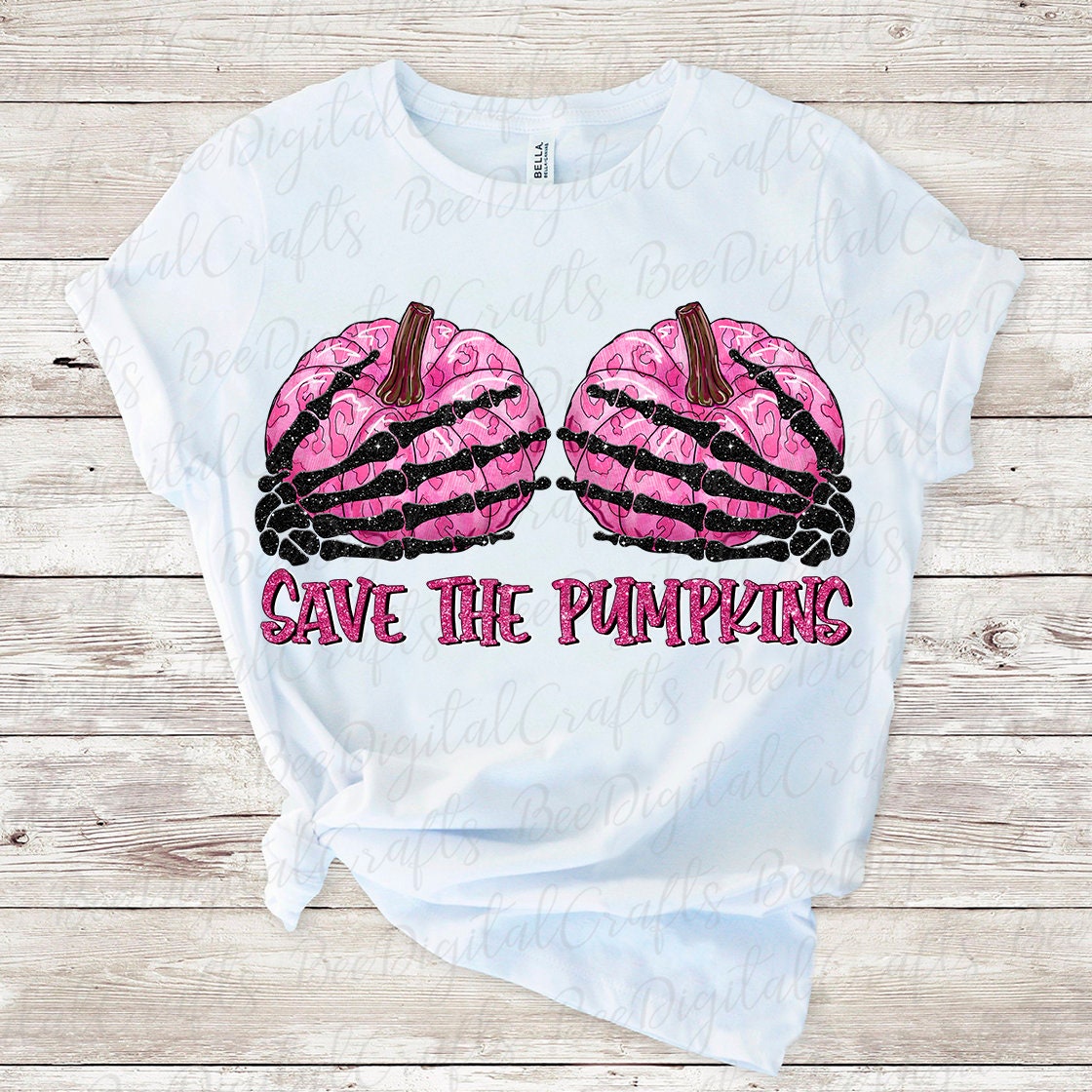 Save the pumpkins sublimation design