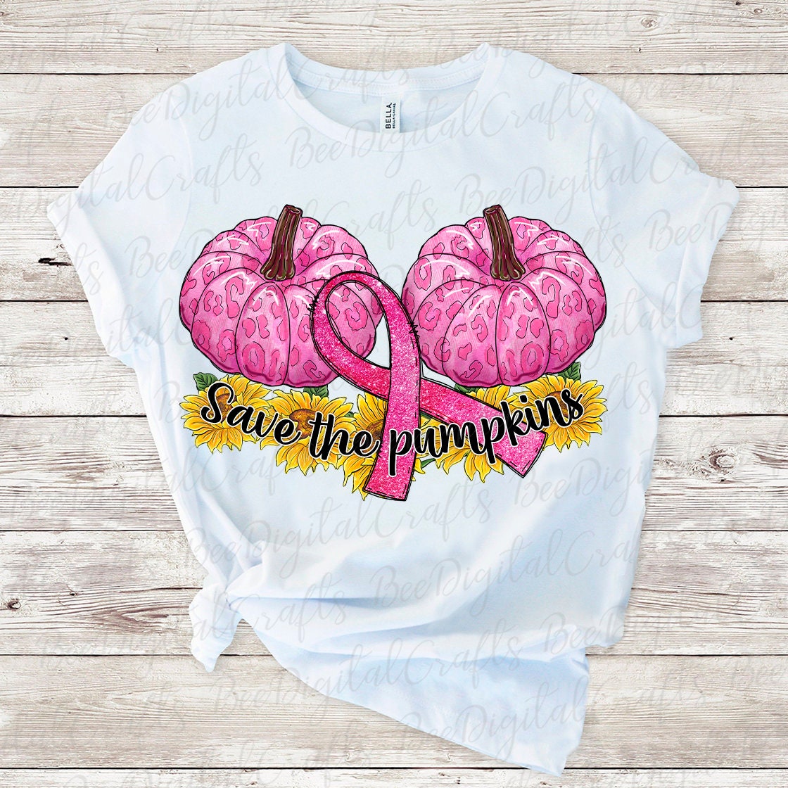 Save the pumpkins sublimation design