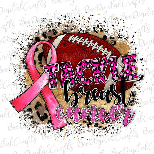 Tackle breast cancer sublimation design