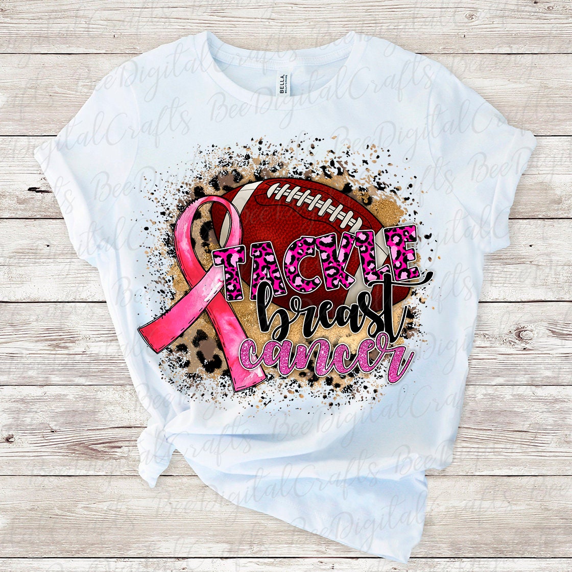 Tackle breast cancer sublimation design