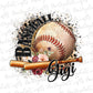 Baseball gigi sublimation design