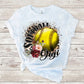 Softball gigi sublimation design