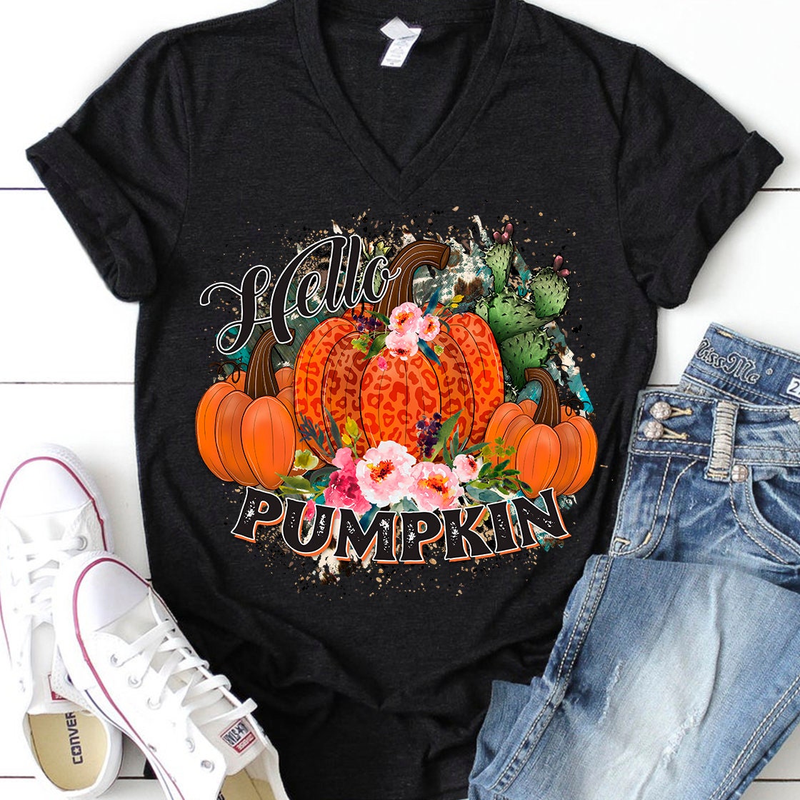 Hello pumpkin sublimation design