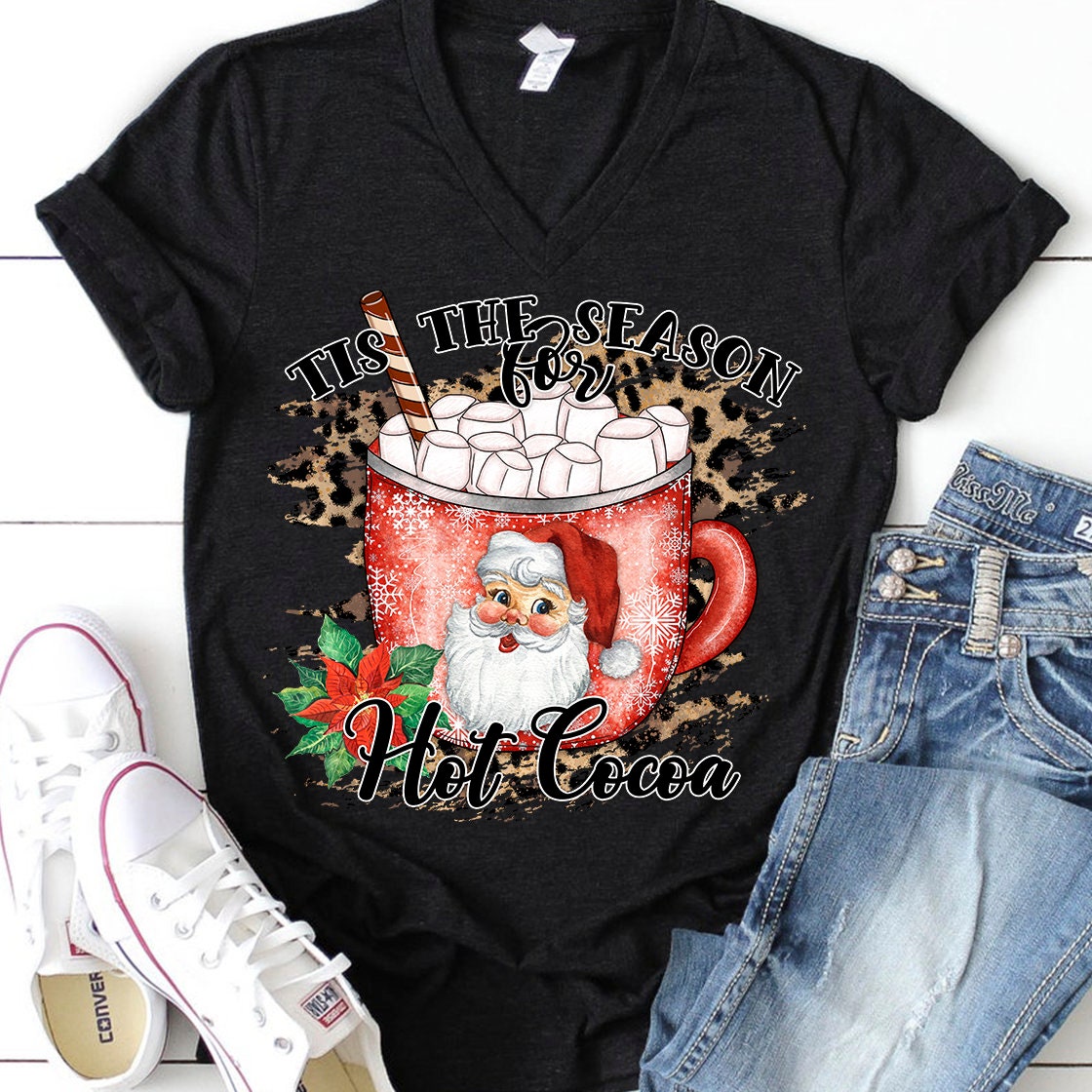 Tis the season for hot cocoa sublimation design