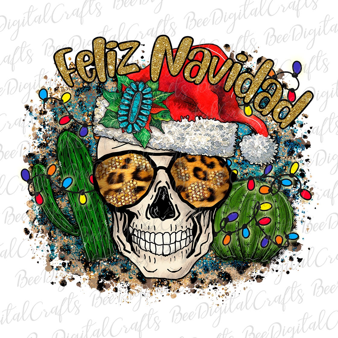 Feliz Navidad sublimation design