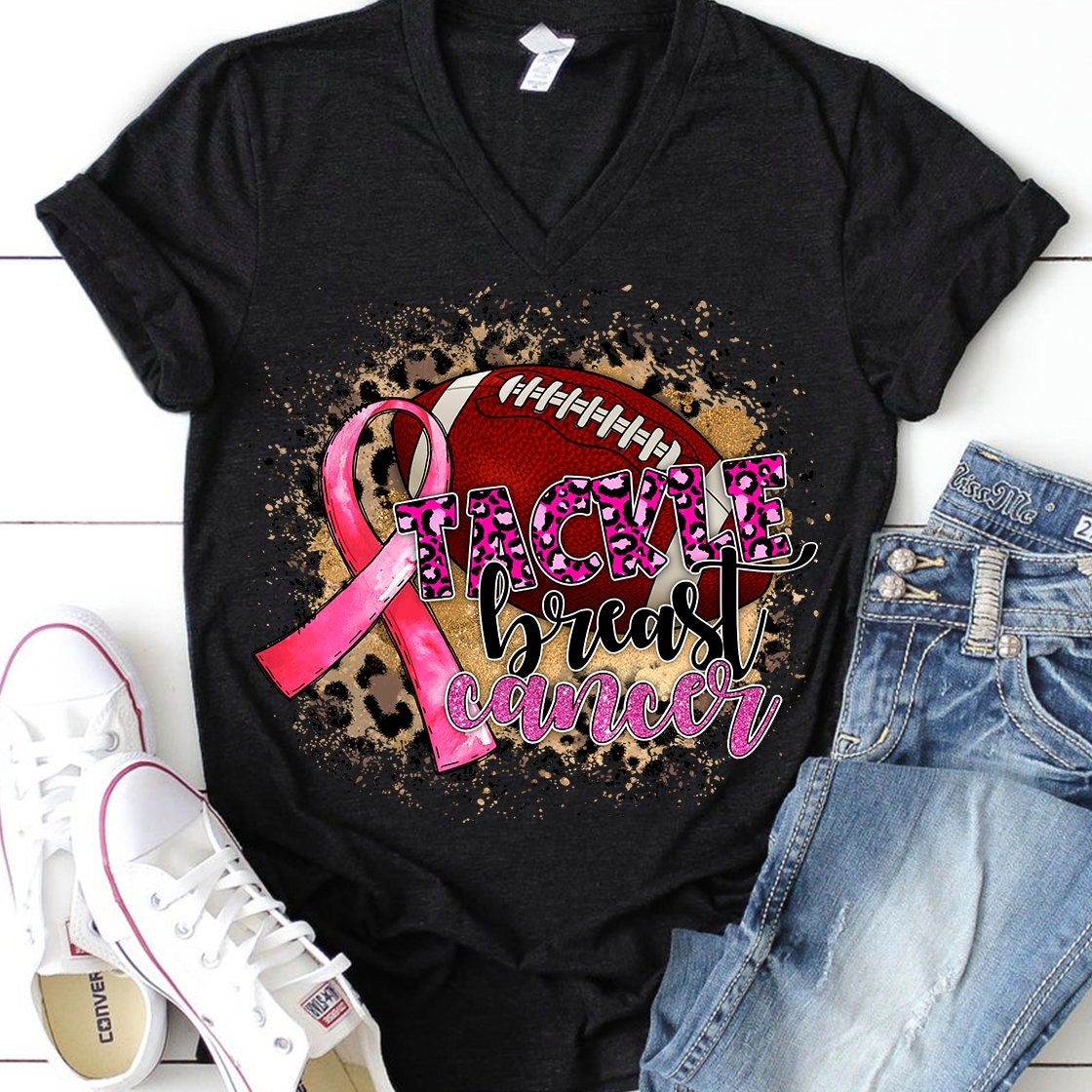 Tackle breast cancer sublimation design