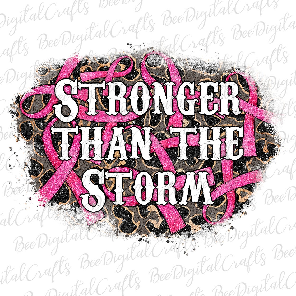 Stronger than the storm sublimation design