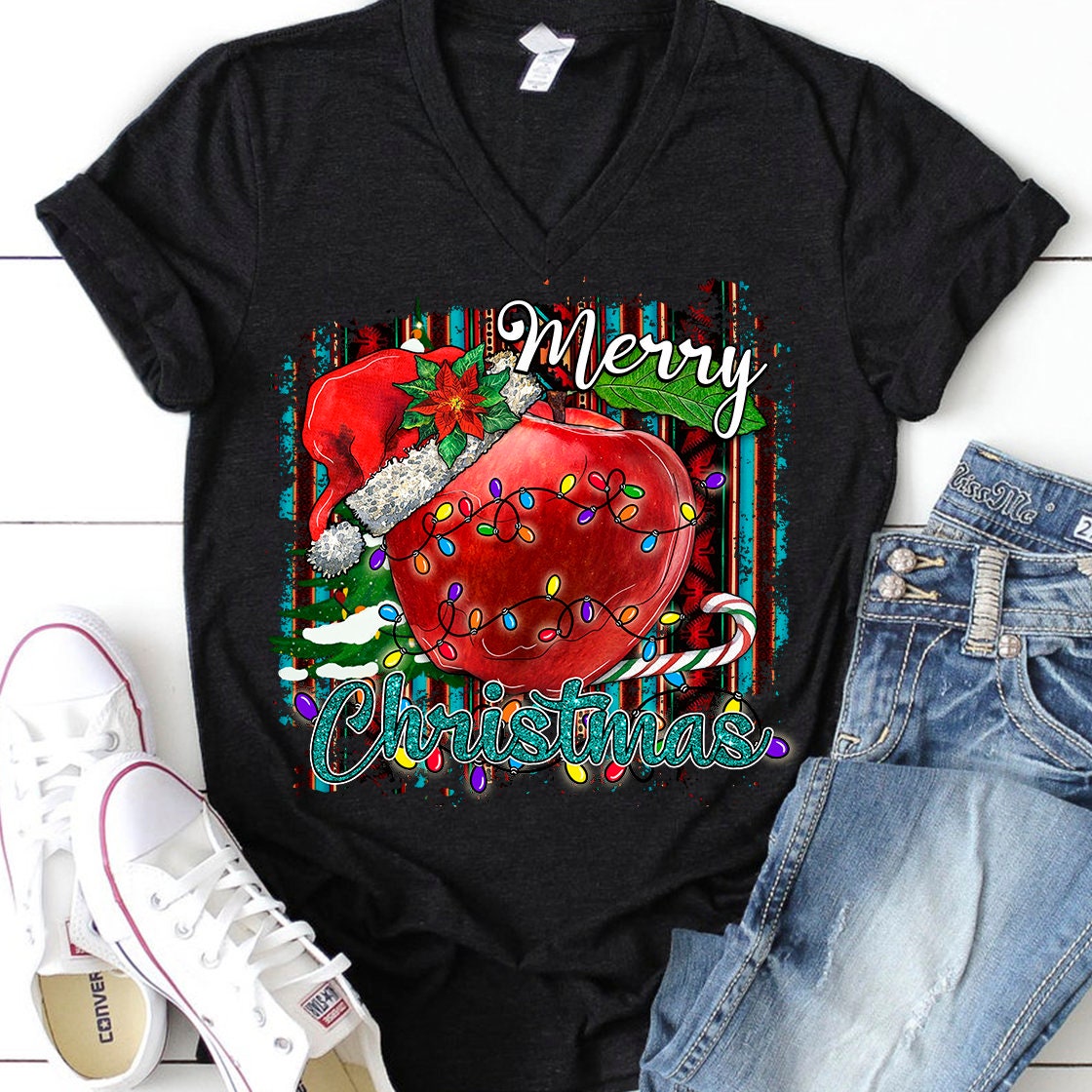 Merry Christmas teacher sublimation design