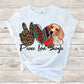 Peace love beagle sublimation design