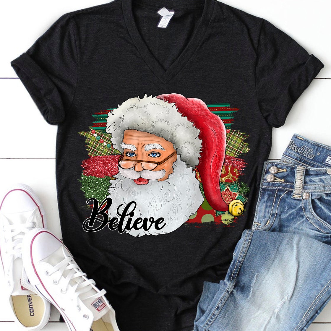 Believe Santa sublimation design