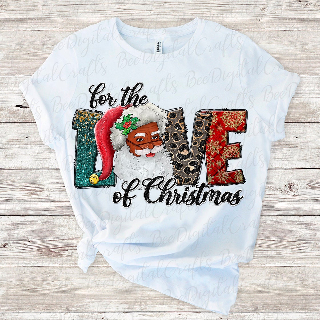 For the love of Christmas sublimation design