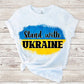 Stand with Ukraine sublimation design