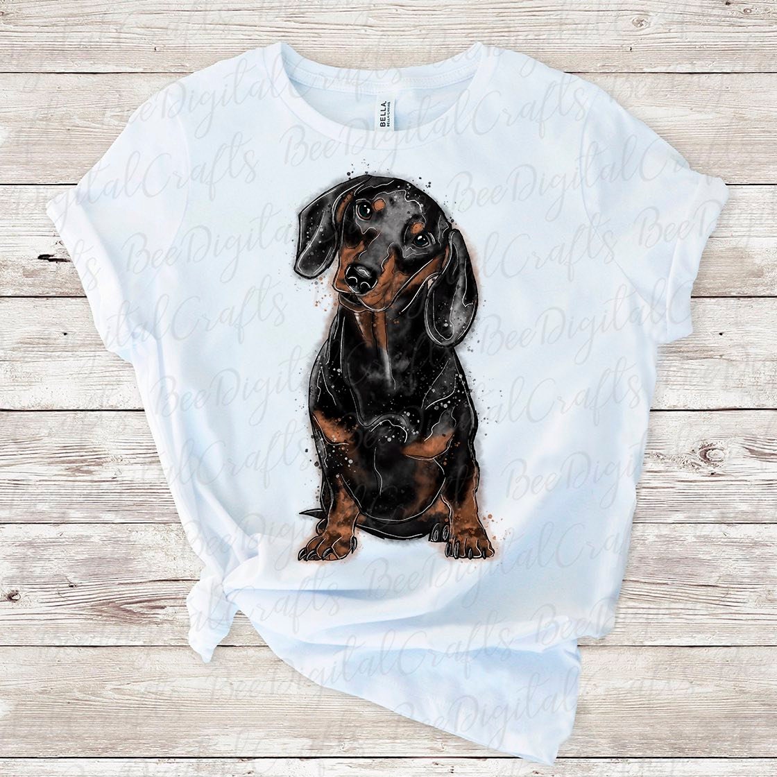 Dachshund sublimation design