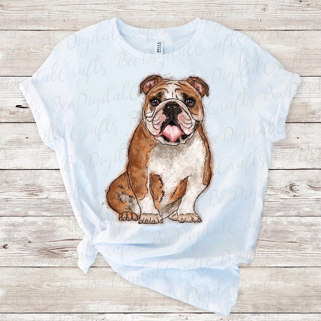 American bulldog sublimation design