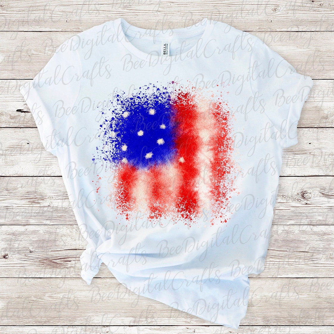 4 th of July background sublimation design