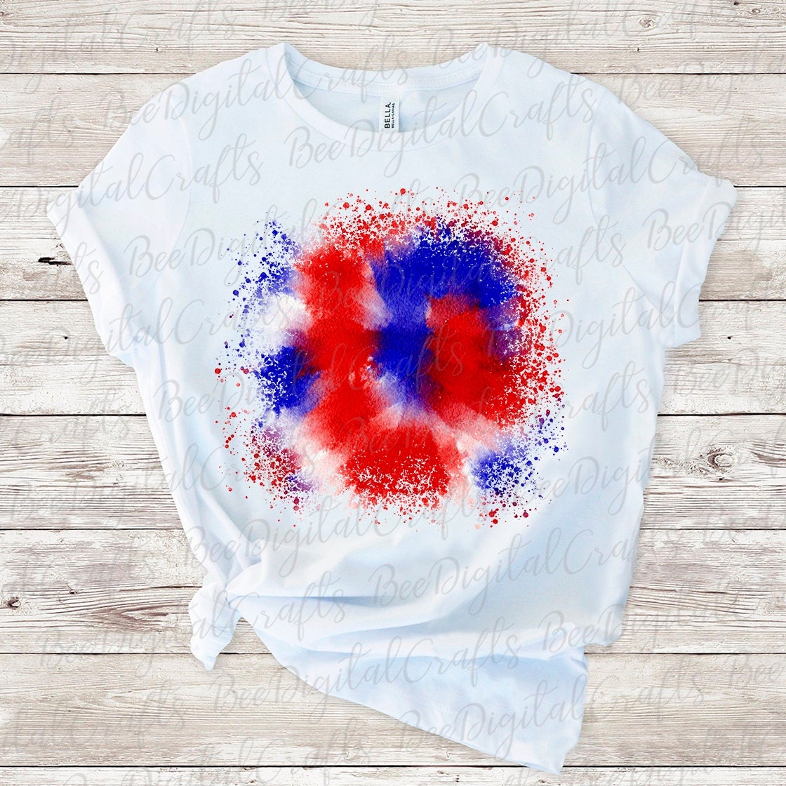 4 th of July background sublimation design