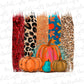 Fall brushstroke sublimation design Pumpkin background