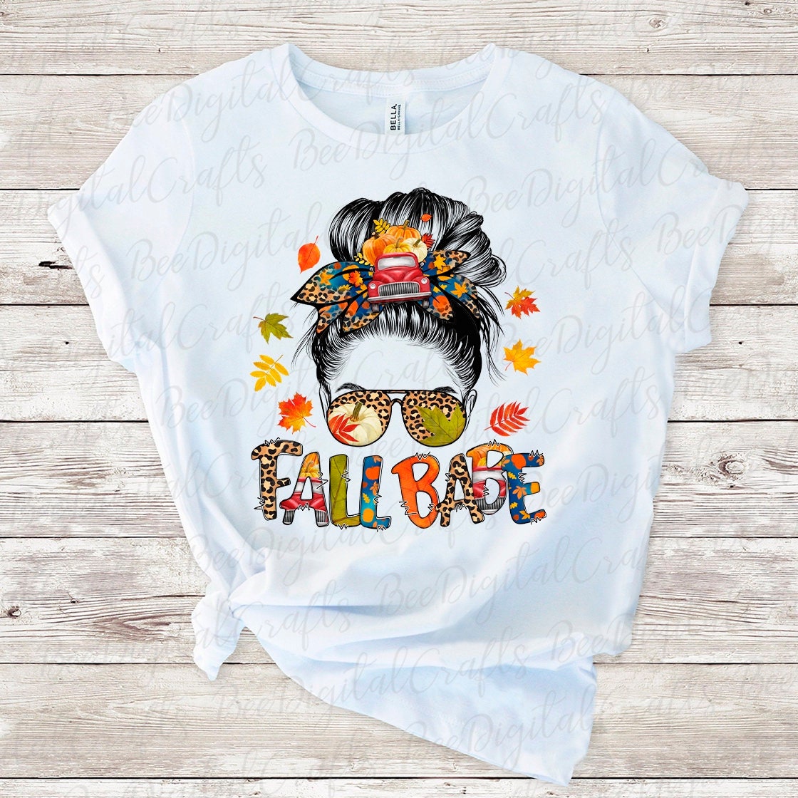 Fall babe sublimation design