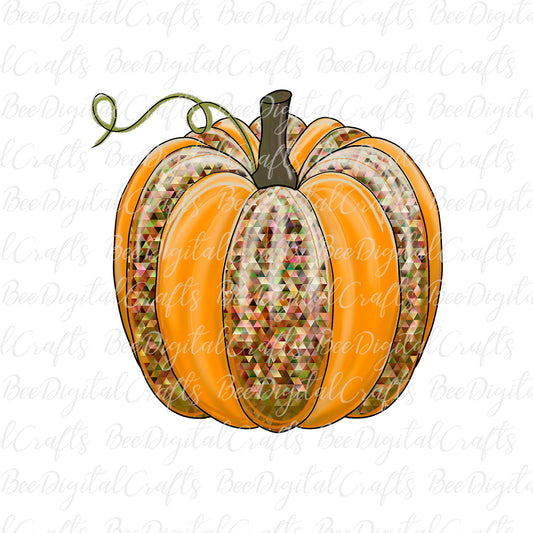 Fall pumpkin sublimation design